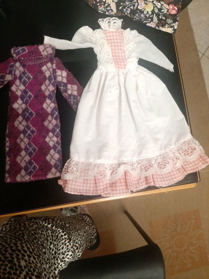 Bibibo doll dresses used, set of 2 collectible