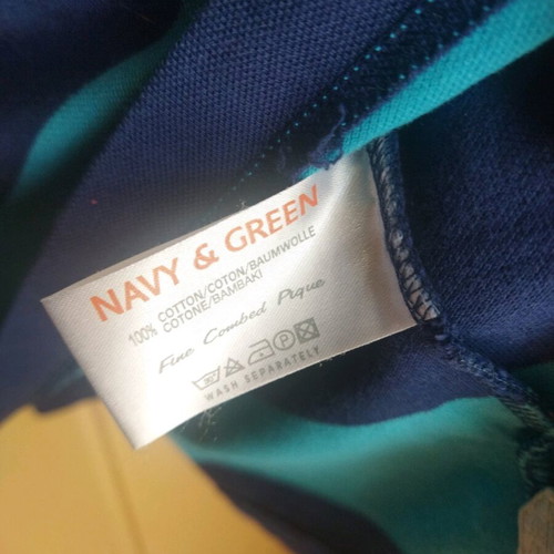 Cotton T shirt for boy 14 years like new, navy and green