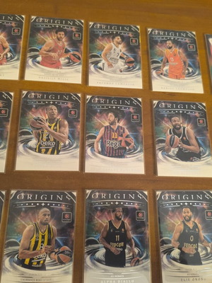 Panini Euroleague Origins 16 κάρτες καινούργιες