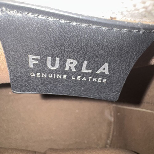 Furla Lipari bucket bag beige leather
