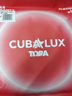 Ταινία LED Cubalux 25μ, 12W/m, 24V, 3000K τύπου COB