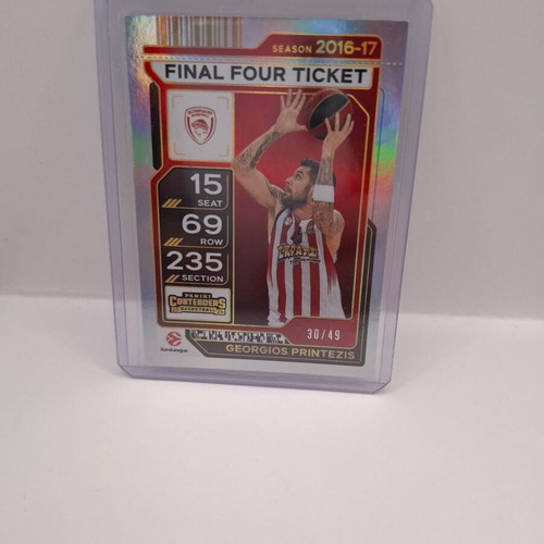 2025-26 Contenders Euroleague Georgios Printezis card like new