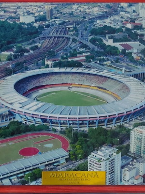 Double poster Maracana and Rio de Janeiro new, laminated