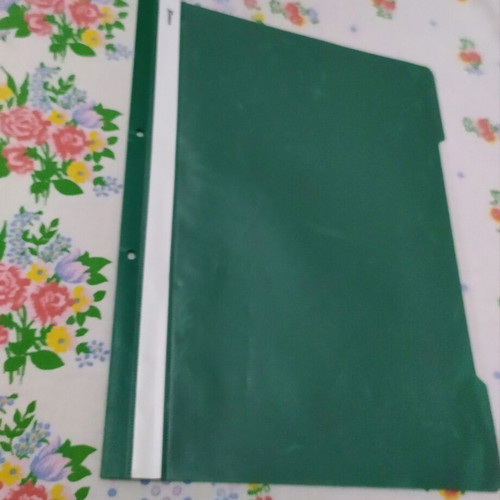Pack of 7 folders for transparencies