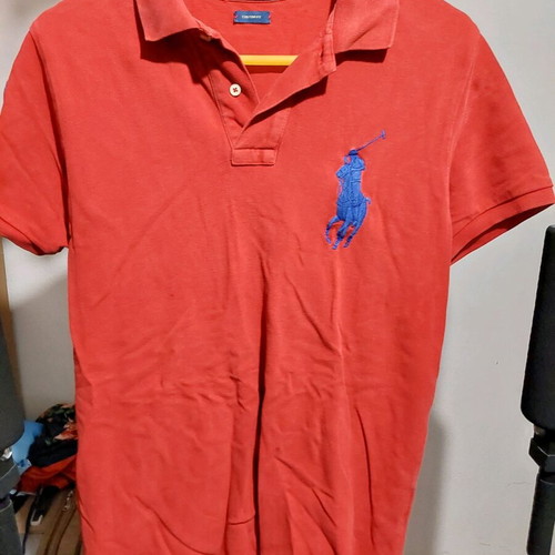 Ralph Lauren Polo shirt used, size S, red