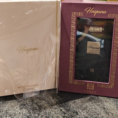 Ahmed Al Maghribi Hayana Edp 100ml like new, unisex vanilla fragrance