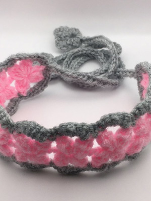 Handmade knitted hairband in gift box new