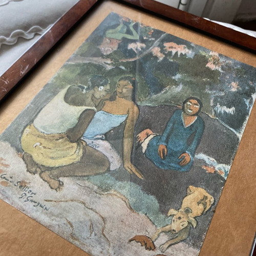 Gauguin 1892 Contes barbares painting new with frame