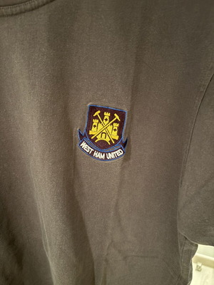West Ham T-shirt gray like new, medium