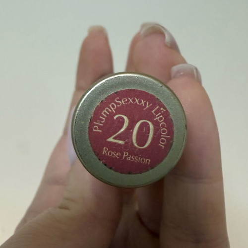 Revlon Plump Sexy Lipcolor no. 20 Rose Passion used, muted nude burgundy