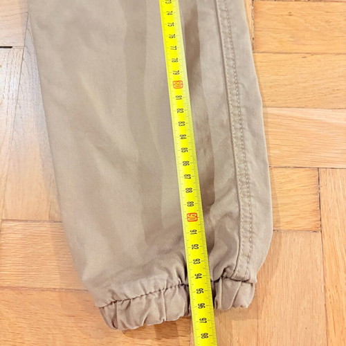 Bershka men's pants with elastic, like new, brown, size S