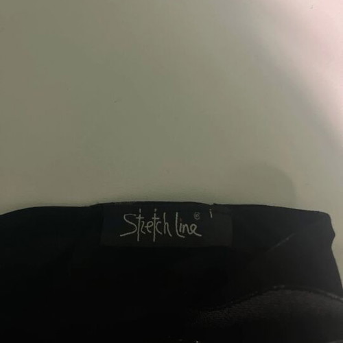 Blouse used, size S, black with silver details and glitter