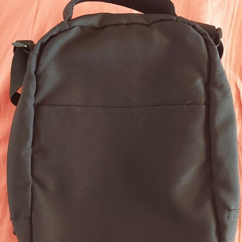 Wenger men's bag, black, multiple compartments