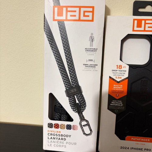UAG case and lanyard for iPhone 16 Pro Max new