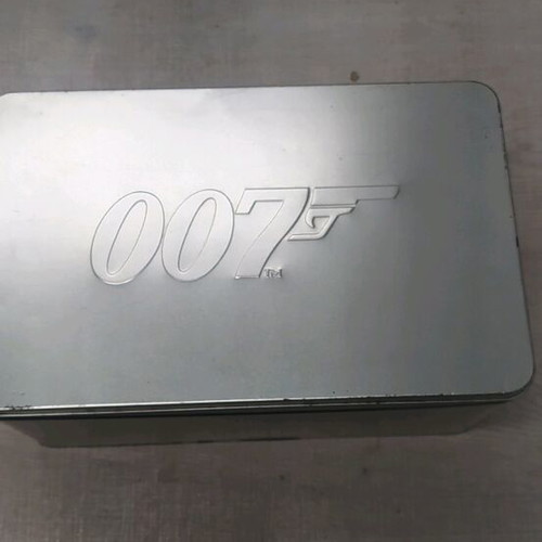 James Bond DVD metal case new, collectible anniversary set, 21 movies