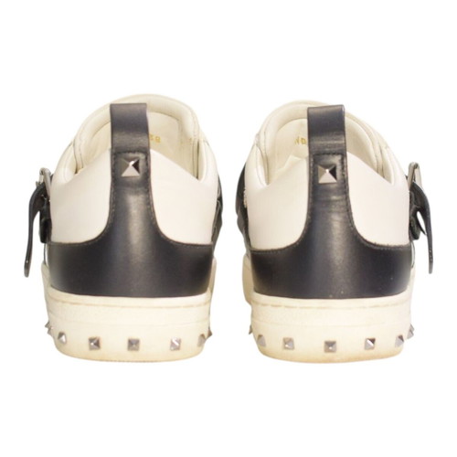 Valentino Garavani Rockstud leather sneakers EU 38 white black