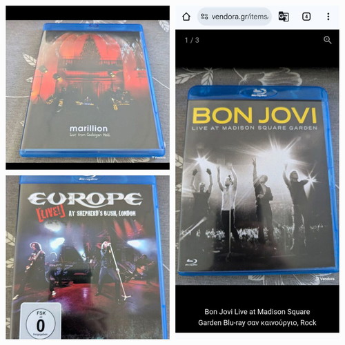 Rock bands Blu-ray like new