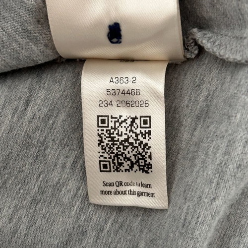 Gant Men Contrast Pique Polo Shirt L like new, gray