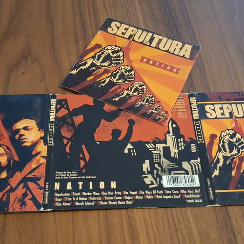 Sepultura Nation Ltd Digipak CD used, metal