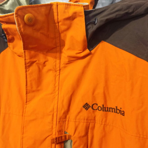 Columbia jacket with Omni Shield used, orange, XXL