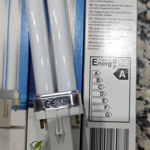 Philips Master PL-S 9W fluorescent lamp new, G23 base, cool white