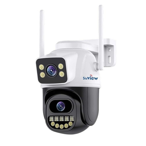 WiFi IP Camera SisView SV-IP131 New Dual Outdoor Camera 6MP