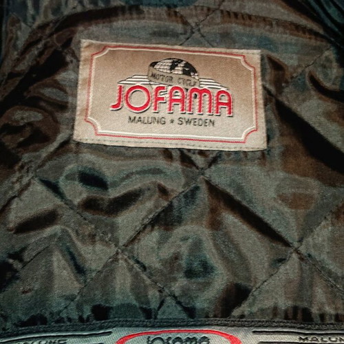 Jofama motorcycle jacket like new, genuine leather with protectors, size 36