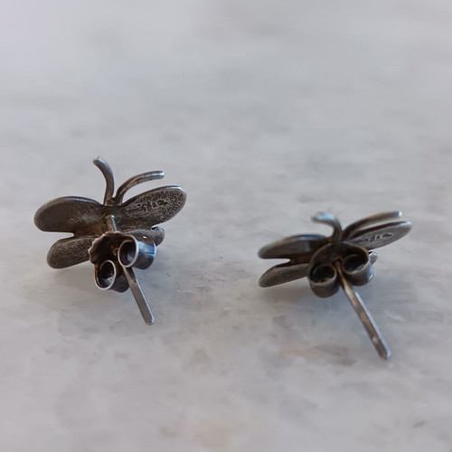 Silver 925 earrings handmade by designer Magia, like new