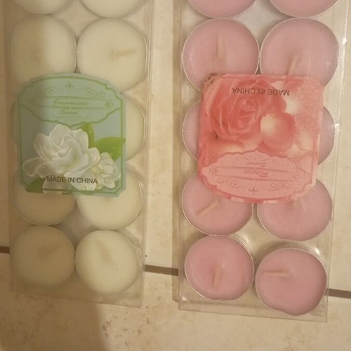 Monk box scented tealight candles, pack of 16