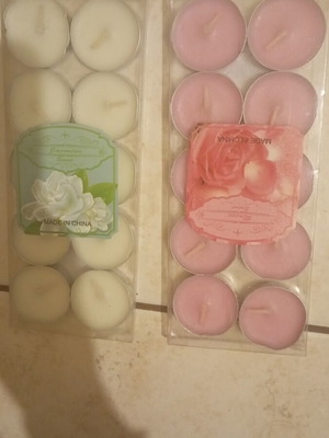 Monk box scented tealight candles, pack of 16