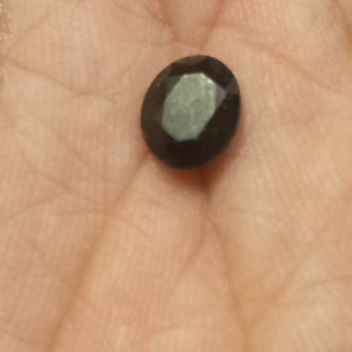 Oval Green Tourmaline Mineral 2.19 ct unhealed
