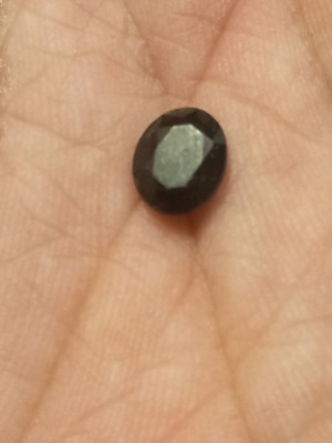 Oval Green Tourmaline Mineral 2.19 ct unhealed