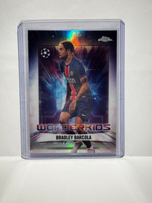 Κάρτα 2024-25 Topps Chrome UCC Bradley Barcola #9 Wonderkids καινούργια