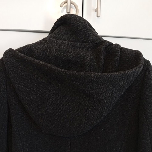 Zara women's dark grey wool coat, size M