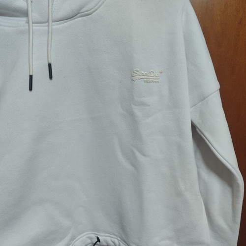 Superdry white hoodie like new, size S