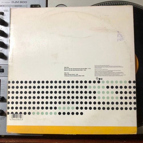 David Byrne Back In The Box 12" vinyl used, rock