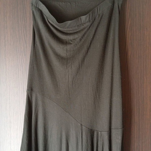 Women's black strapless dress like new, size XL