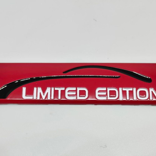 Metal Limited Edition Car Badge with 3M Sticker like new