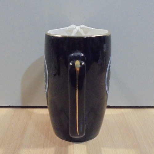 Black & White Scotch Whisky old promotional ceramic jug used