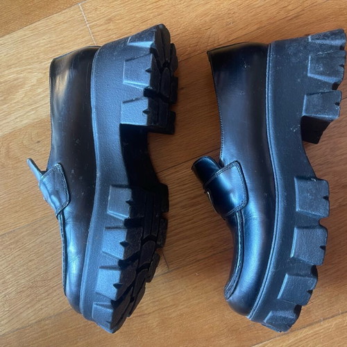 Prada shoes used, size 37, black in very good condition