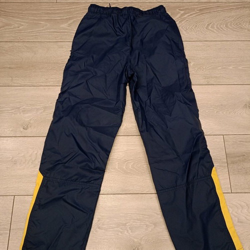 Vintage Nike track pants navy with yellow stripes like new