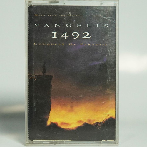 Vangelis 1492 Conquest of Paradise cassette used with booklet