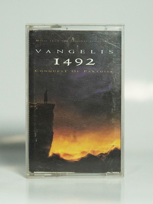 Vangelis 1492 Conquest of Paradise cassette used with booklet
