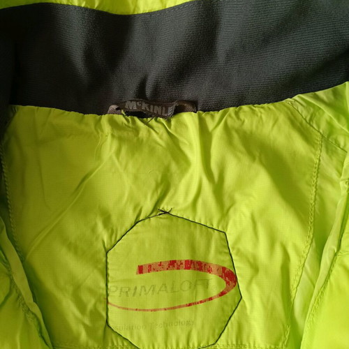 McKinley men's jacket with Primaloft lining used, yellow, size M