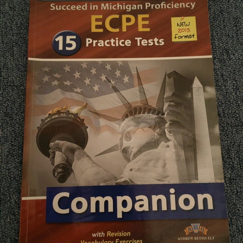 Succeed In Michigan ECPE Practice Tests Companion 2013 like new