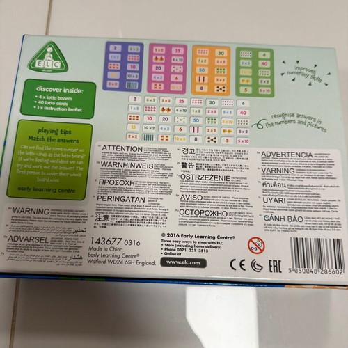 Educational card game like new