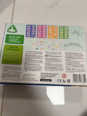 Educational card game like new