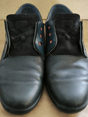 Camper Jim Blue men's leather shoes size 44 like new