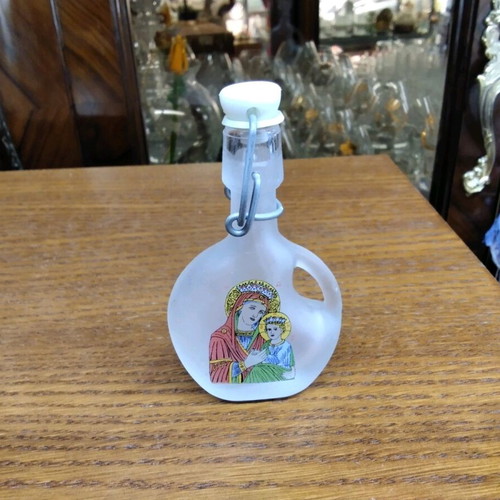 Holy Water Storage Bottle new with Virgin Mary image