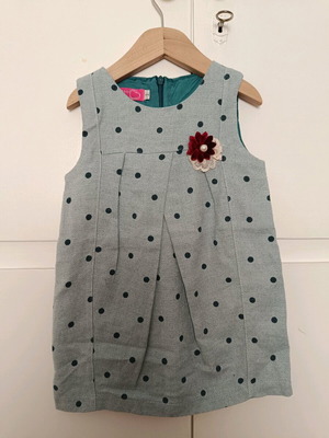 Sam dress 0-13 size 2 used with polka dots and inner lining
